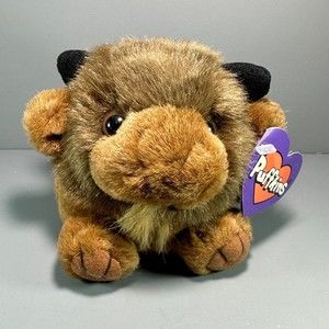 Puffkins Puff Vintage Biff the Buffalo Plush - New Old Stock
